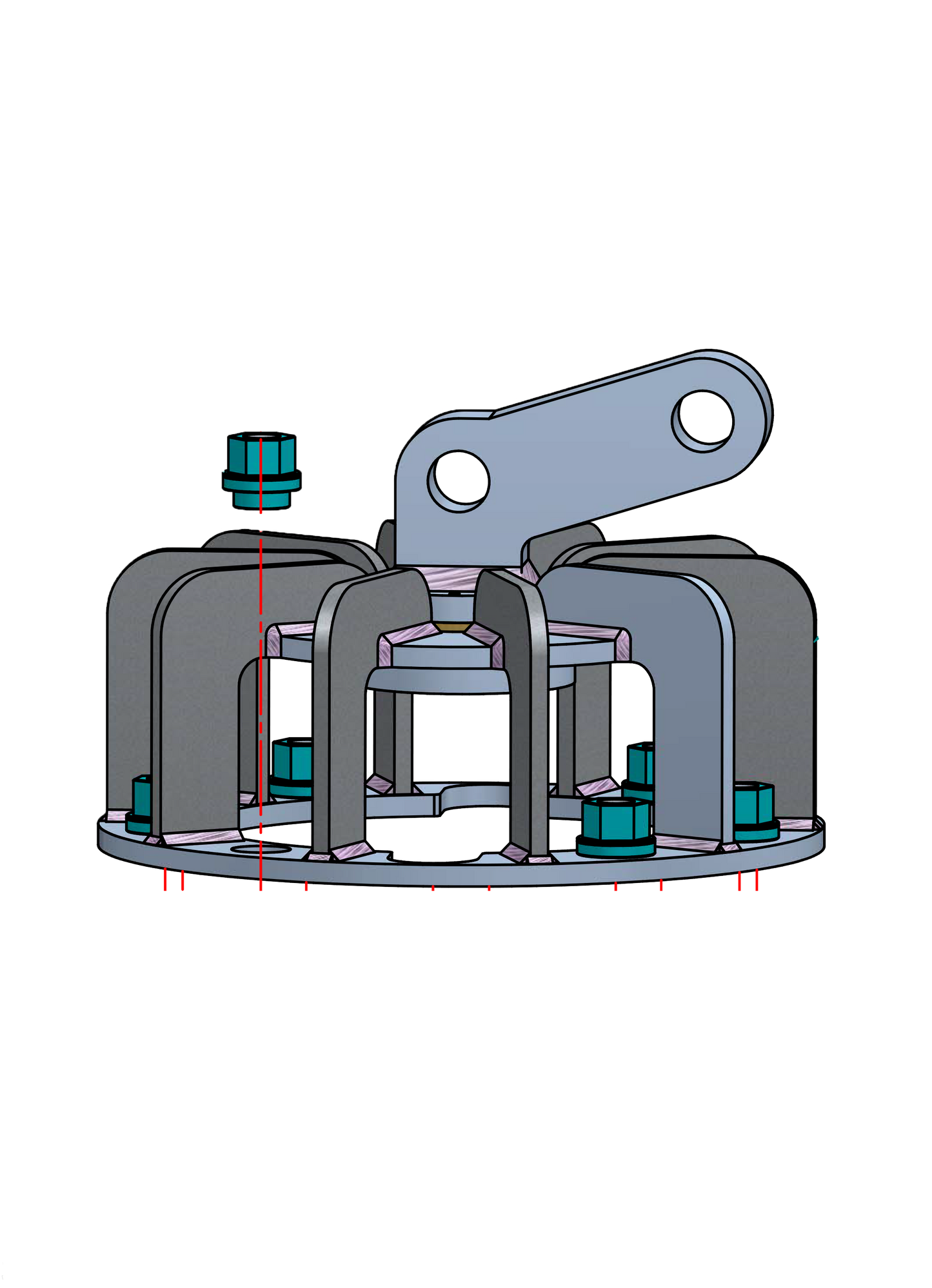 WHE001 - Wheelduck for Single Mounted Wheels 22.5” with 10 holes